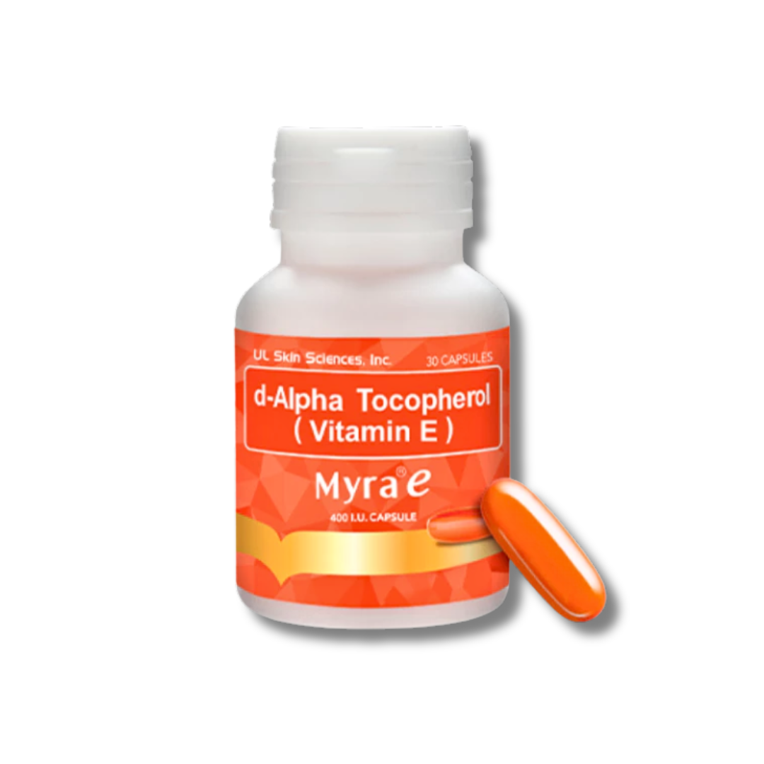 Myra, Vitamin E Capsules - 400 IU 30 Softgels Bottle Myra, Vitamin E Capsules - 400 IU 30 Softgels Bottle